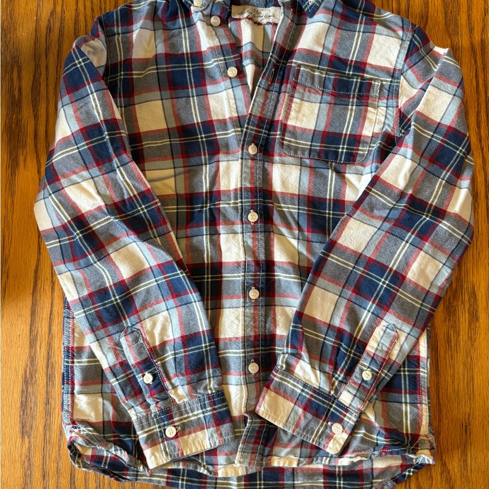 H&M Multicolor Plaid Casual Shirt
